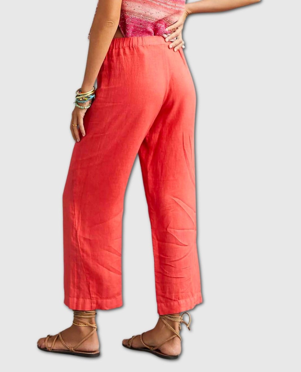 Lola Linen Pant Flirt - miamidrugpossession