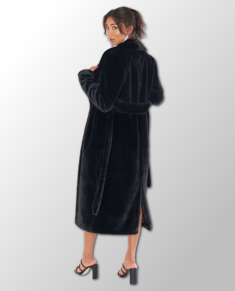 Lolita Black Faux Fur Jacket - clearpathherbicide