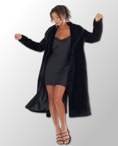 Lolita Black Faux Fur Jacket - clearpathherbicide