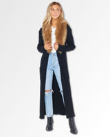 Lombardi Black Knit Faux Fur - clearpathherbicide