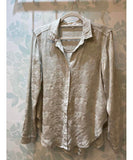 Long Sleeve Button Down Soft Olive - miamidrugpossession