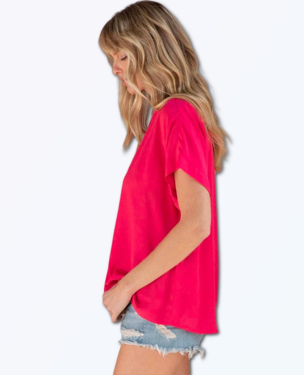 Look Back Cuffed Tee Watermelon - miamidrugpossession