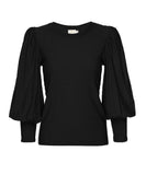 Loren 3/4 Sleeve Black - miamidrugpossession