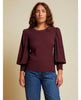 Loren 3/4 Sleeve Deep Garnet - clearpathherbicide