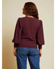 Loren 3/4 Sleeve Deep Garnet - miamidrugpossession