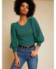 Loren 3/4 Sleeve Deep Teal - miamidrugpossession