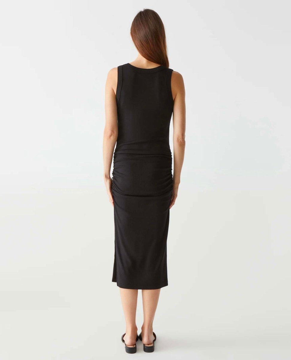 Lori Midi Dress Black - miamidrugpossession