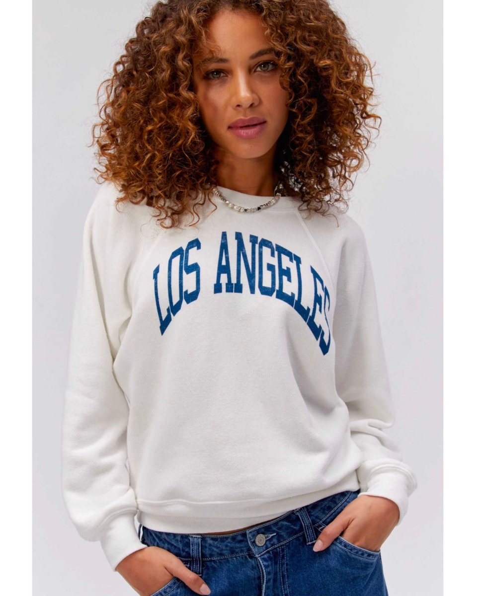 Los Angeles Vintage White Sweatshirt - clearpathherbicide