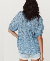 Love Jetty Blouse Blue Nirvana - PINK ARROWS