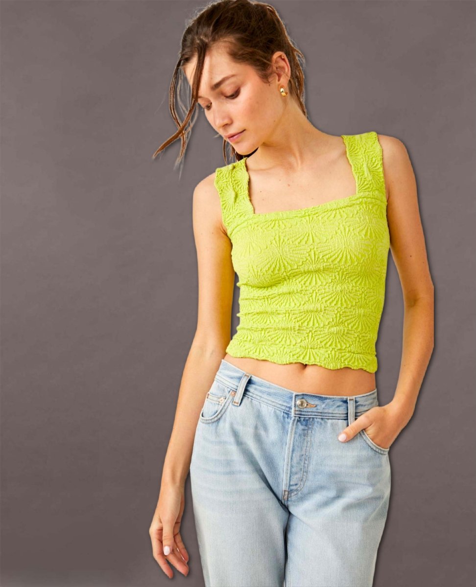 Love Letter Cami Bright Green - clearpathherbicide