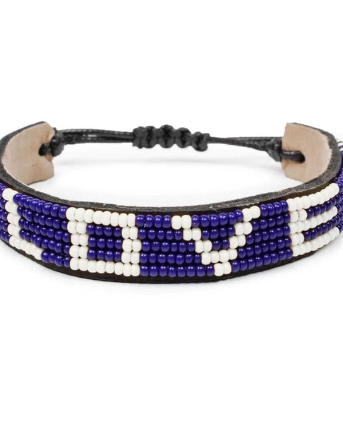 LOVE Original Bracelet - Navy and White - clearpathherbicide