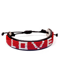 LOVE (Original) Bracelet - Red - PINK ARROWS