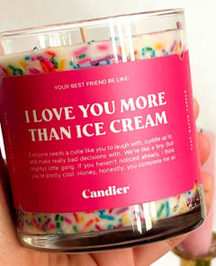 Love You More Than Ice Cream Candle - clearpathherbicide