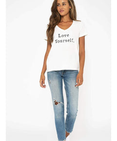 Love Yourself V - Neck Tee - clearpathherbicide