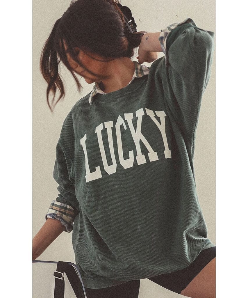 Lucky Corded Sweatshirt - miamidrugpossession