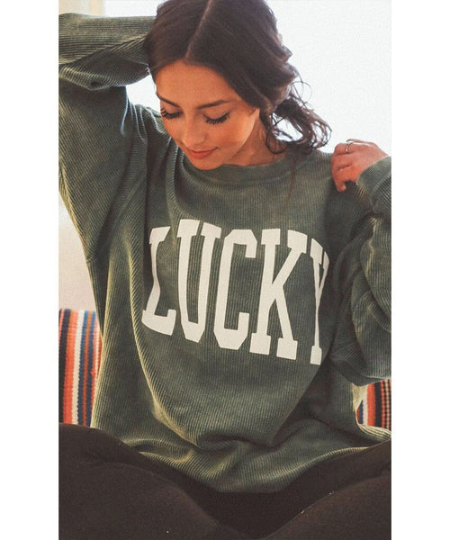 Lucky Corded Sweatshirt - clearpathherbicide