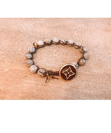 LV Brown Crystal Bracelet - miamidrugpossession