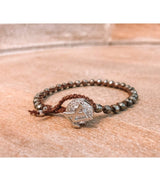 LV Crystal Bracelet Silver - miamidrugpossession