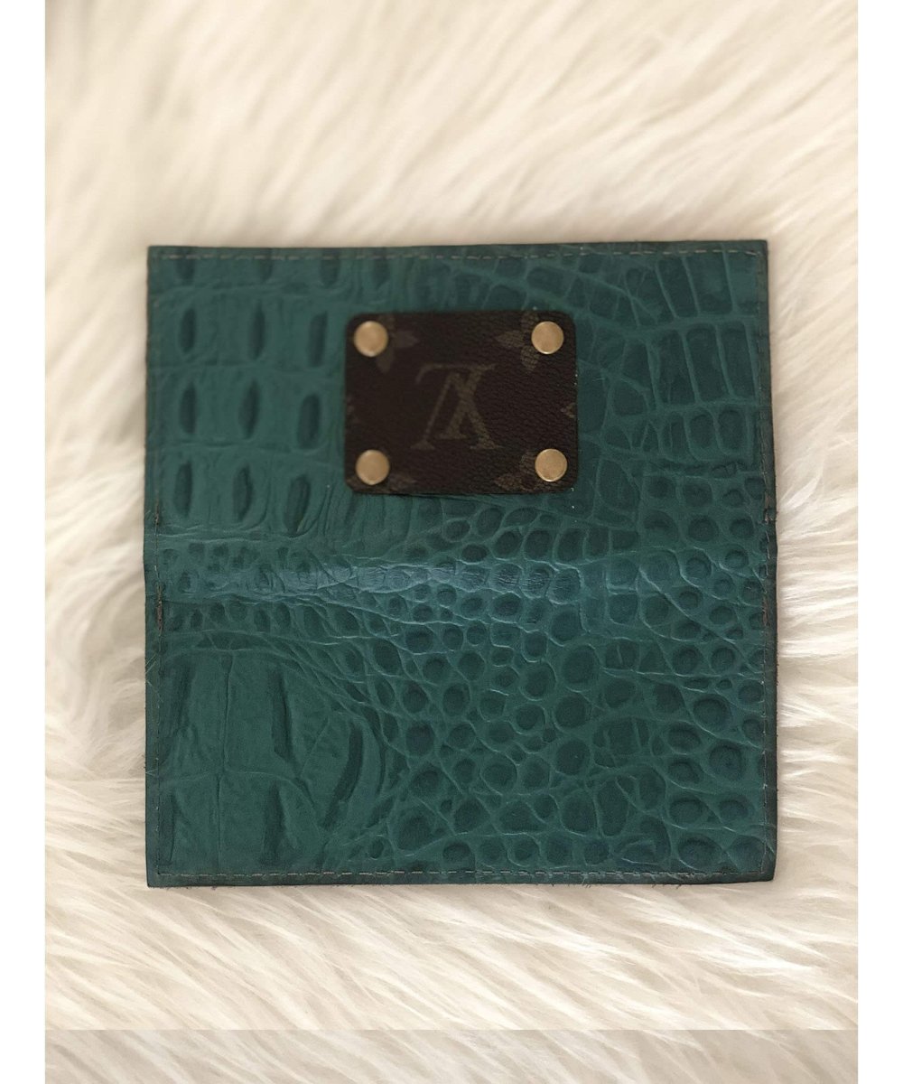 LV Large Wallet Turquoise Snake - clearpathherbicide