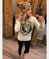 LV Pom Hat Brown Leopard - miamidrugpossession