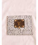 LV Snap Wallet Black White Snake - miamidrugpossession