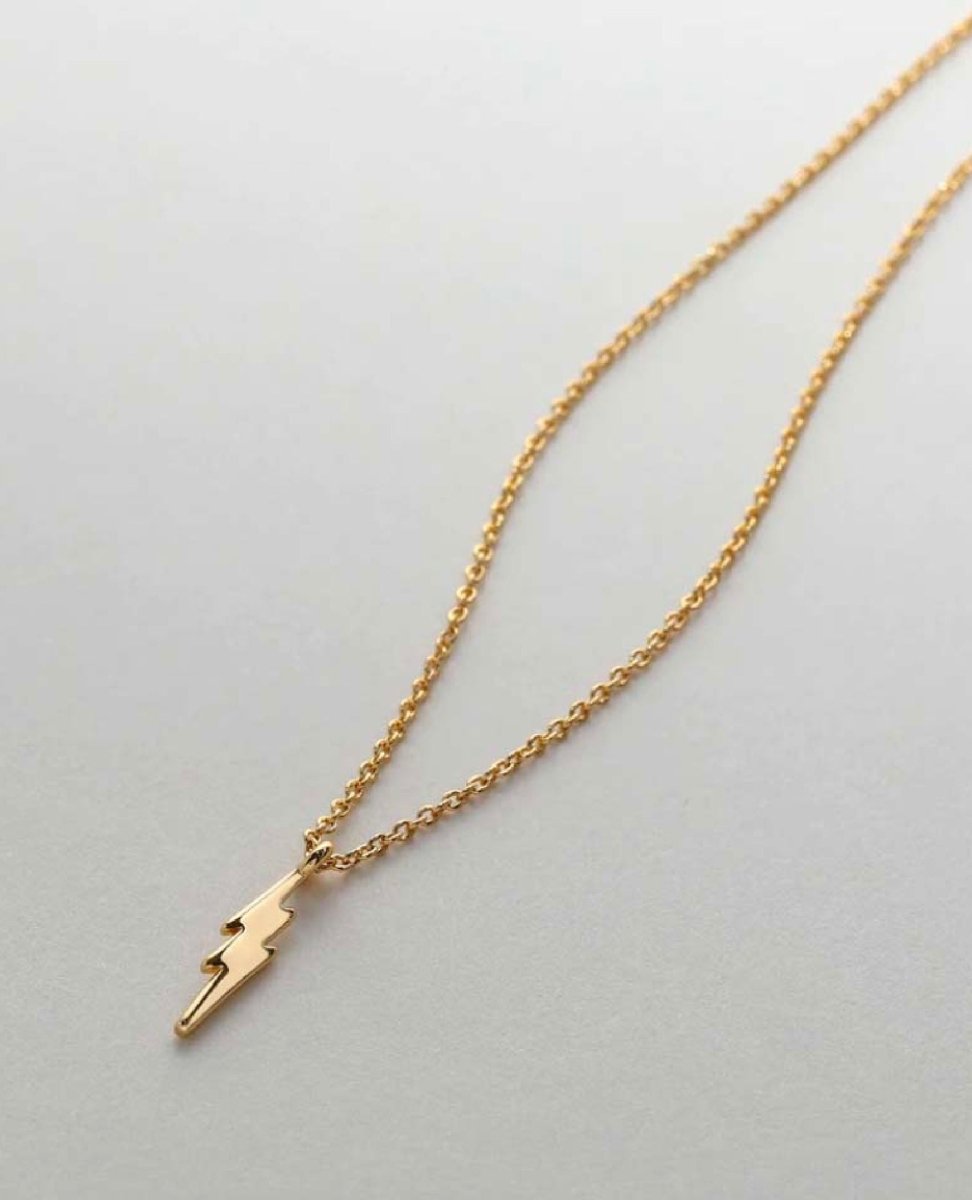 Made of Lightning Necklace 14k Gold - miamidrugpossession