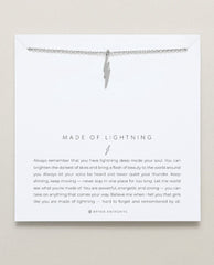 Made of Lightning Necklace Silver - PINK ARROWS