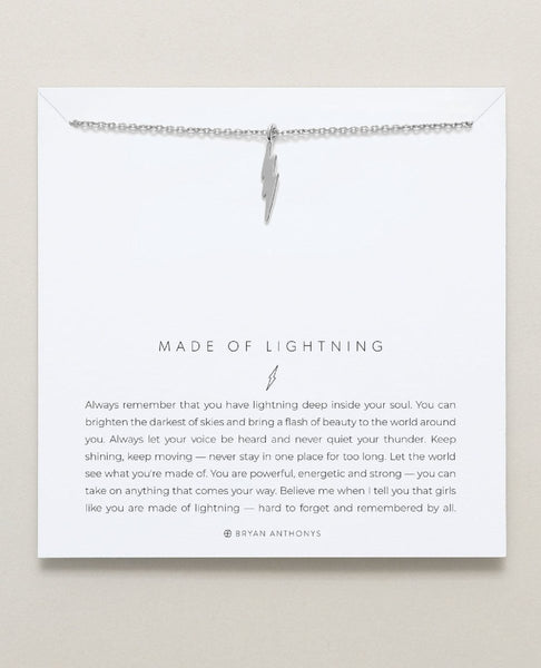 Made of Lightning Necklace Silver - clearpathherbicide