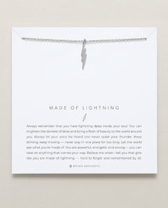 Made of Lightning Necklace Silver - clearpathherbicide