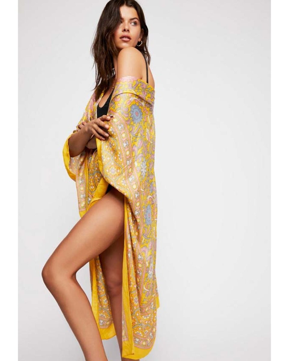 Magic Dance Kimono Mellow Yellow - miamidrugpossession