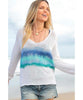 Malibu Beach Stripe Sky Sweater - miamidrugpossession