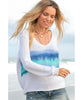 Malibu Beach Stripe Sky Sweater - miamidrugpossession