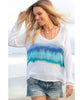 Malibu Beach Stripe Sky Sweater - miamidrugpossession