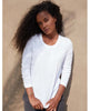 Malibu Long Sleeve Loose Jersey Tee White - clearpathherbicide