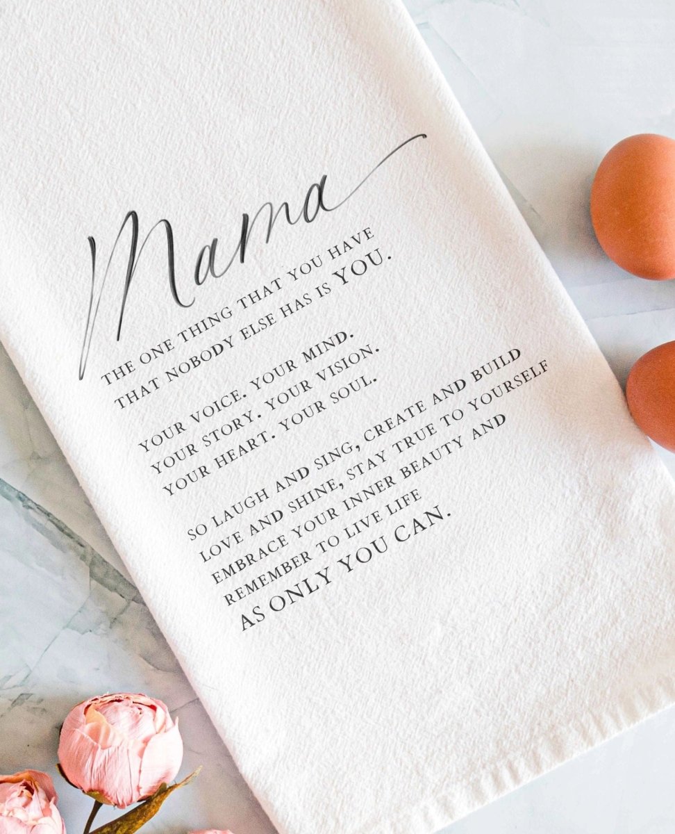 Mama As Only You Can Tea Towel - miamidrugpossession