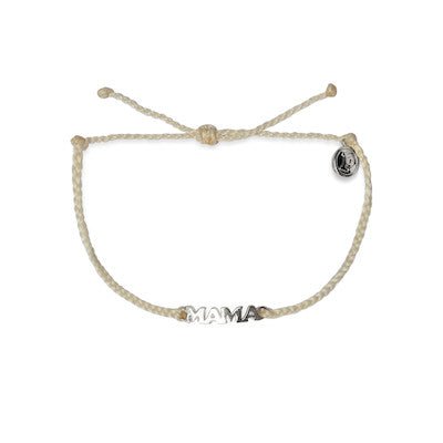 Mama Bracelet Cream Silver - miamidrugpossession