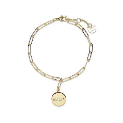 Mama Coin Bracelet Gold - clearpathherbicide