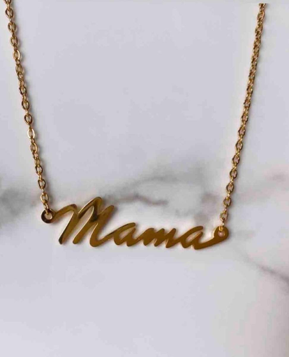 Mama Medallion Necklace - PINK ARROWS