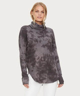 Marcy Tie Die Thermal Tunic Oxide - miamidrugpossession