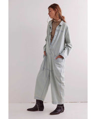 Margarita Jumpsuit Light Blue Beam - PINK ARROWS