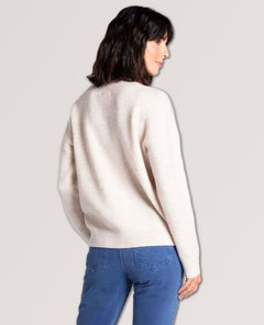 Maria Long Sleeve Sweater Frappe - clearpathherbicide