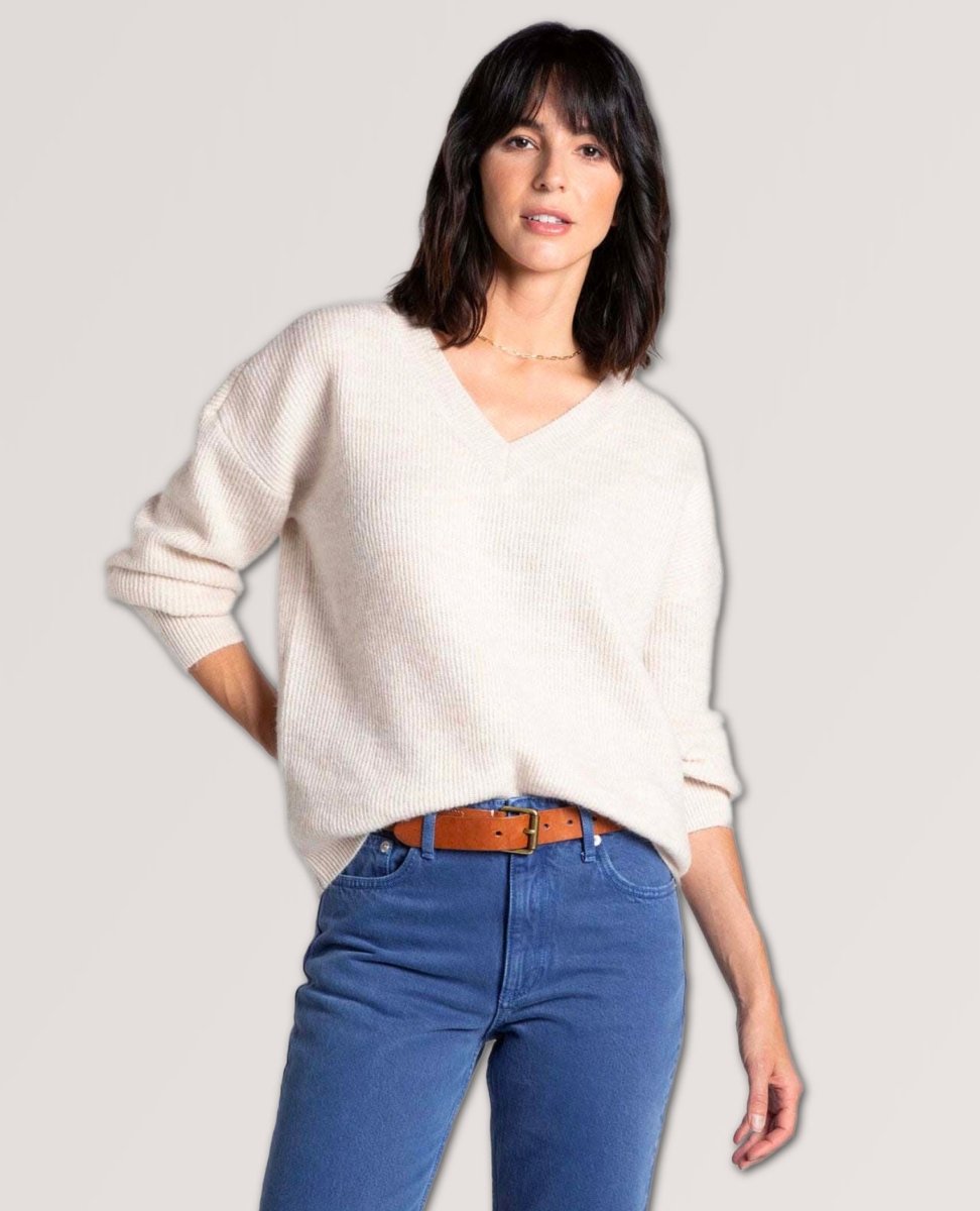 Maria Long Sleeve Sweater Frappe - miamidrugpossession