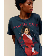 Mariah Carey Christmas Tee Vintage Black - PINK ARROWS