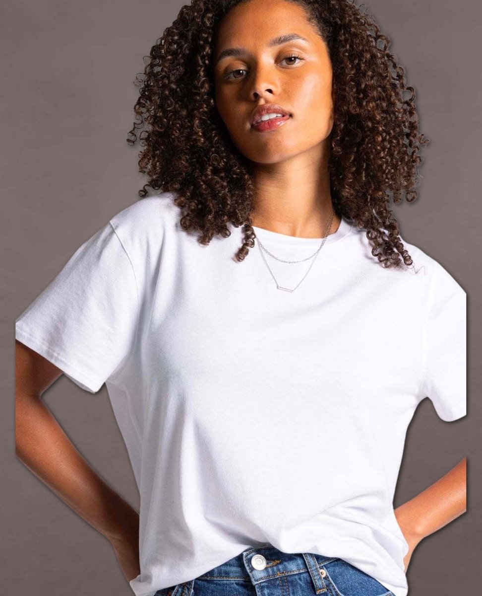 Marlowe Short Sleeve White Tee - miamidrugpossession