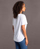 Marlowe Short Sleeve White Tee - miamidrugpossession