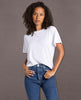 Marlowe Short Sleeve White Tee - miamidrugpossession