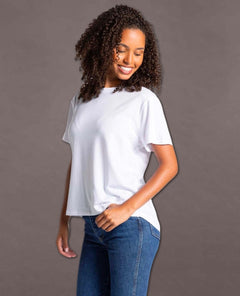 Marlowe Short Sleeve White Tee - miamidrugpossession