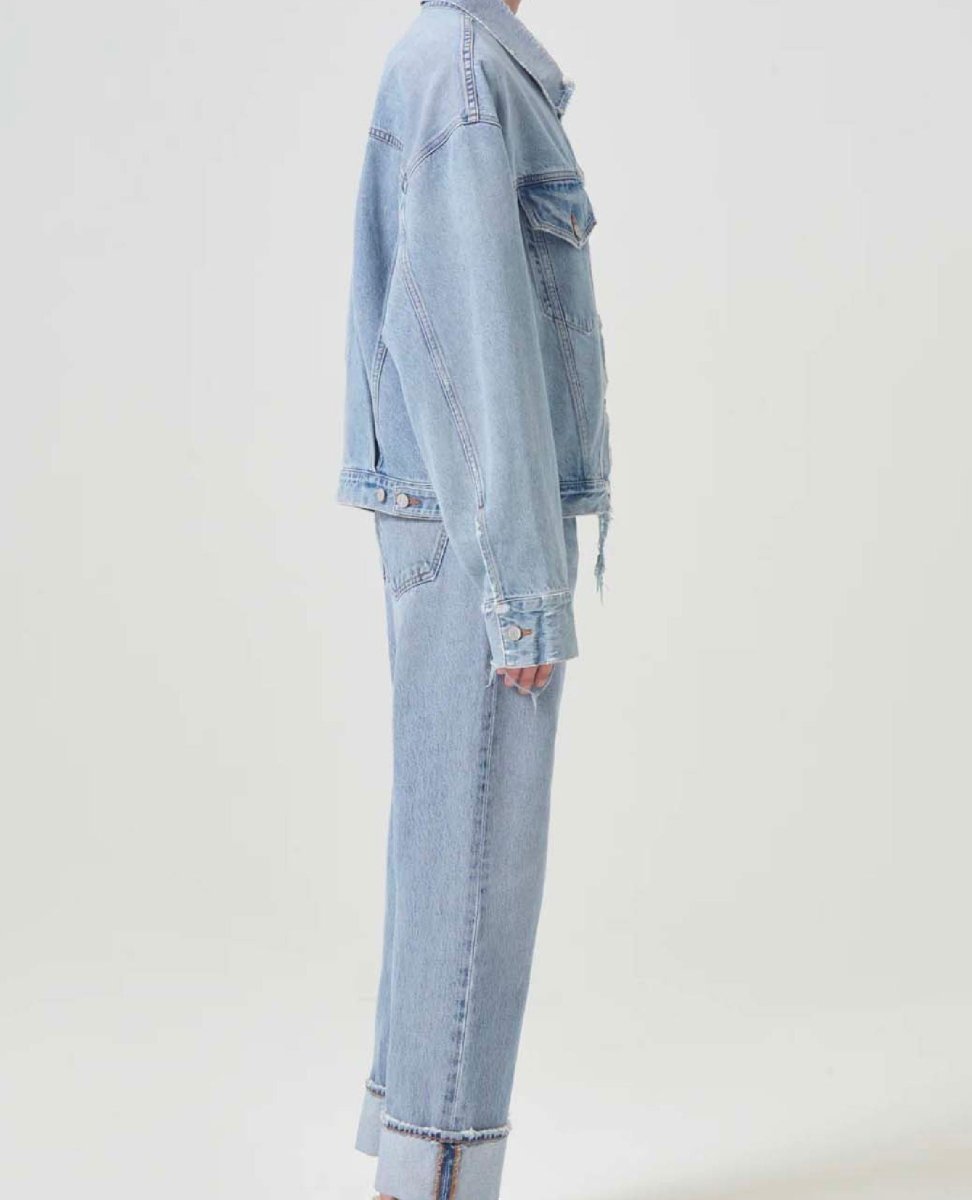 Martika Denim Jacket in Fray - clearpathherbicide