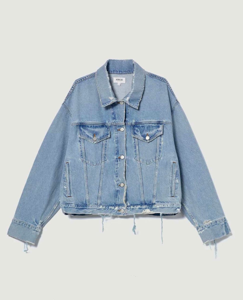 Martika Denim Jacket in Fray - miamidrugpossession