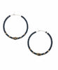 Matte Seed Bead Hoops, Black - clearpathherbicide